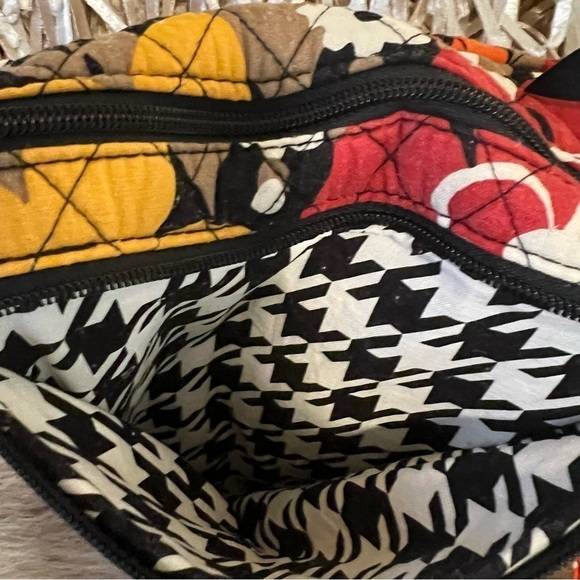 VERA BRADLEY Bittersweet Mini Saddle Bag Crossbody Red Yellow Black Floral 2013 - Picture 10 of 15